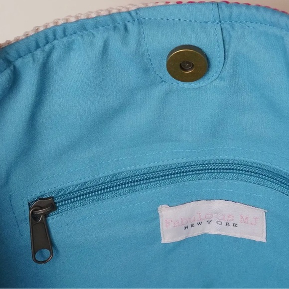 Boho Woven Fringe Tote with Tassle - NWT - Picture 4 of 7